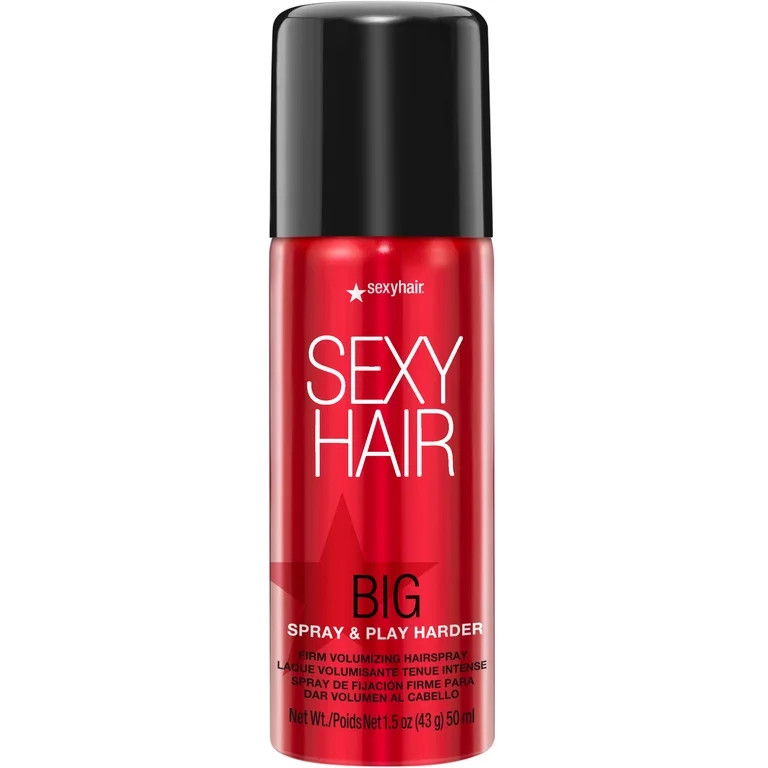 SexyHair Big Spray & Play Harder Firm Volumizing Hairspray Travel Size, 1.5 oz. | Walmart (US)