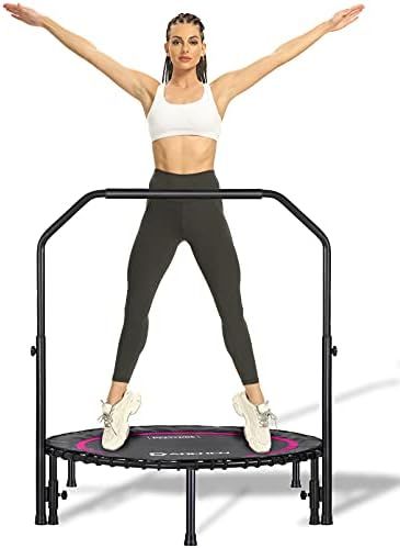 DARCHEN 350lbs Rebounder Mini Trampoline for Adult, Indoor Small Trampoline for Exercise Workout Fit | Amazon (US)