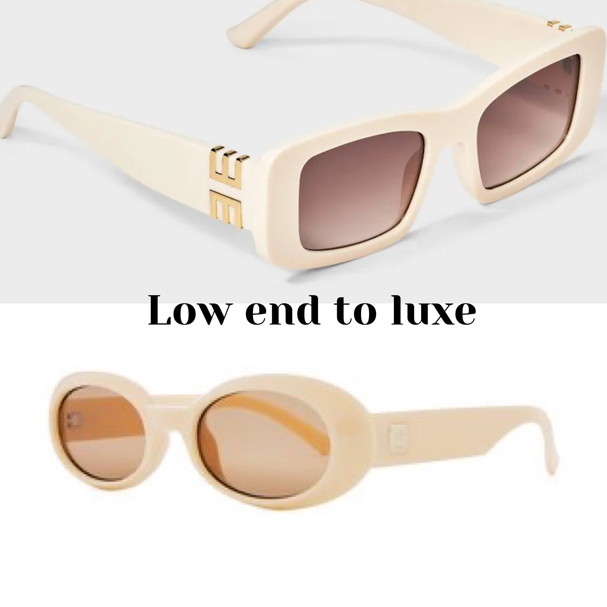 Low end to luxe sunglasses edition.🕶️

#LTKdayinmylife #LTKOver40