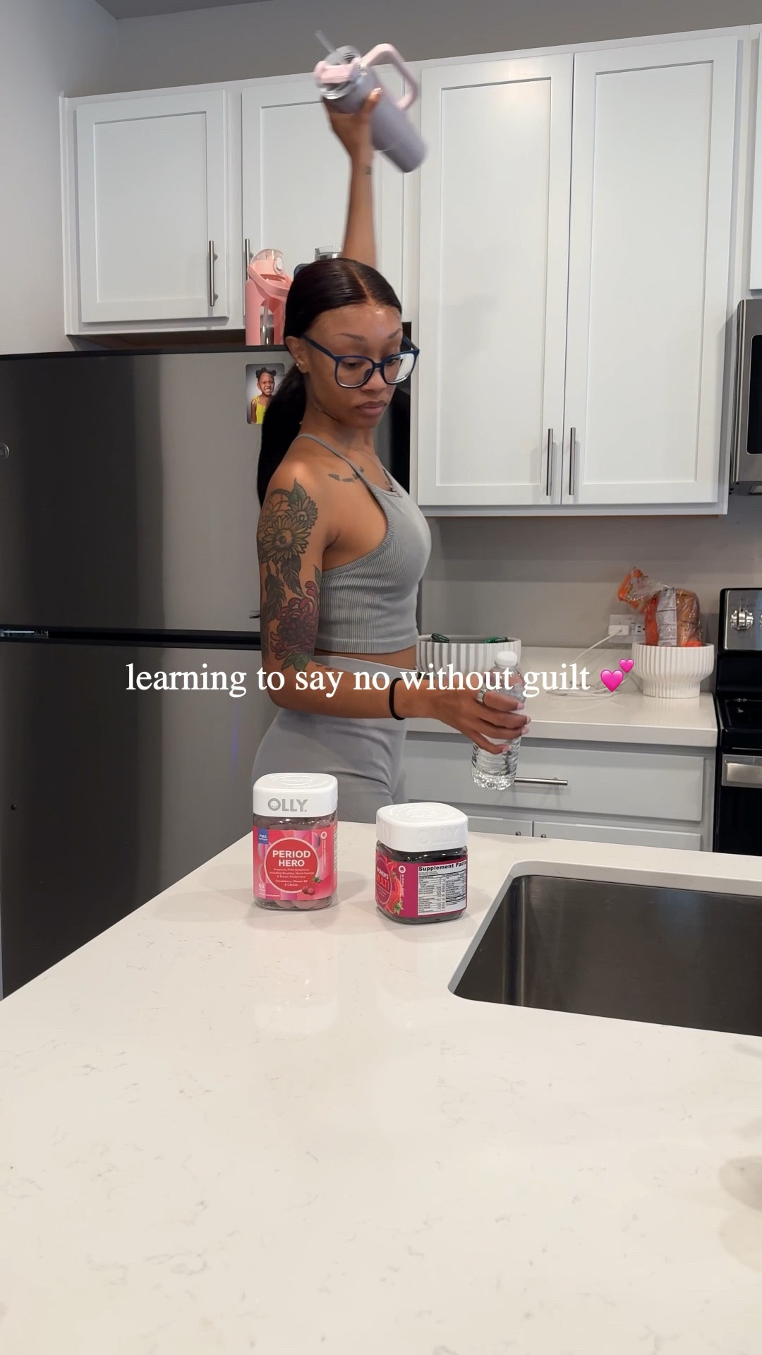 #ad every year in my 30s i upgrade something… from period panties to boundaries.. now vitamins made the list 💕 

adding my @ollywellness Women’s Multi + Period Hero into my routine has honestly been one of the easiest glow-up habits. the Women’s Multi gives me that steady, everyday support for cellular energy production + healthy skin*, and the Period Hero helps me feel more me all month long. 

taking care of myself on the inside is just as important as the outside, and i love that these fit right into my morning ritual. ✨ 

#OLLYPartner #WomensMulti #PeriodHero  
#OLLYWellness #TargetPartner #Target @Target
@shop.ltk #liketkit 
 
*These statements have not been evaluated by the Food and Drug Administration. This product is not intended to diagnose, treat, cure, or prevent any disease. 

#LTKBeauty #LTKFindsUnder50 #LTKActive