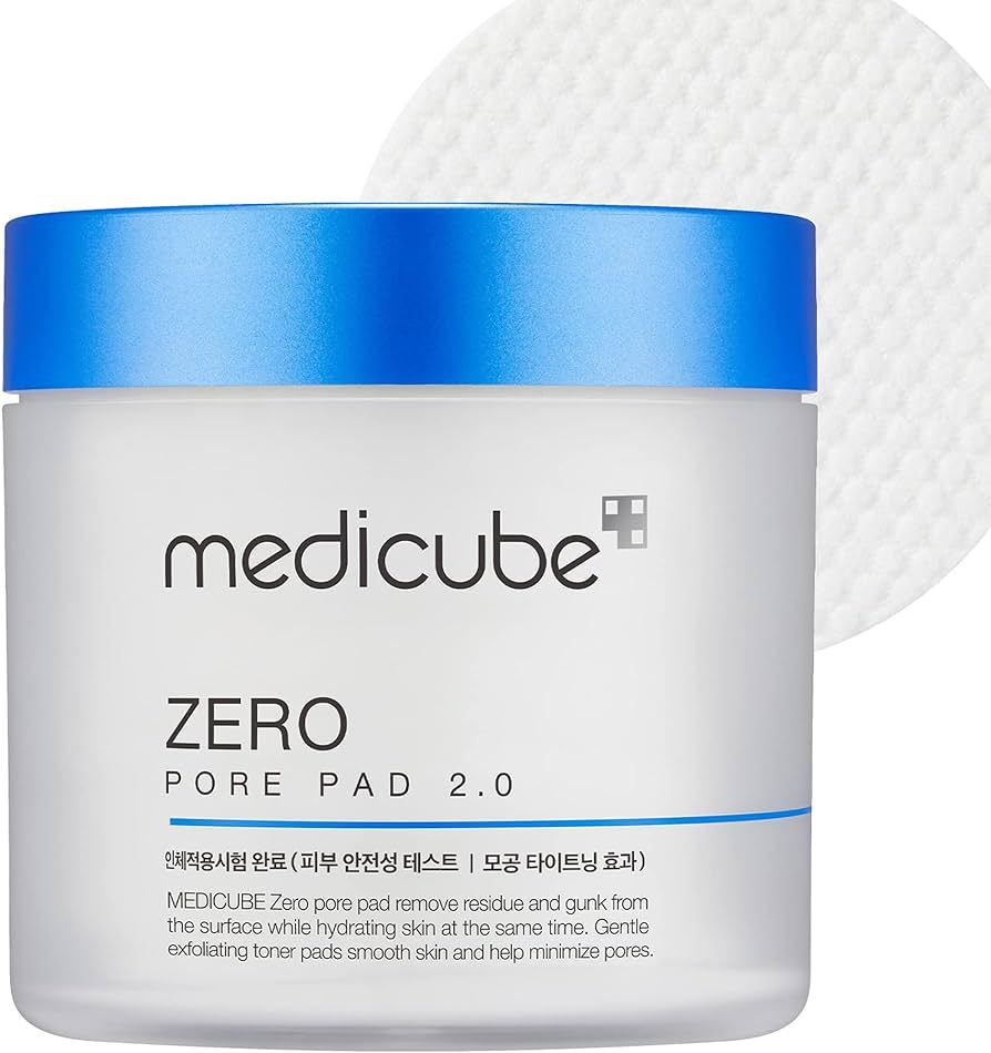 Medicube Zero Pore Pads 2.0 - Dual-Textured Facial Toner Pads for Exfoliation and Minimizing Pore... | Amazon (US)