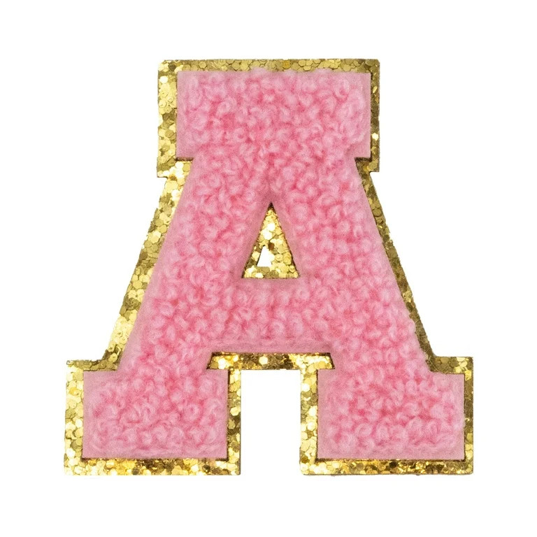 Hello Hobby Chenille A Pink Patch | Walmart (US)