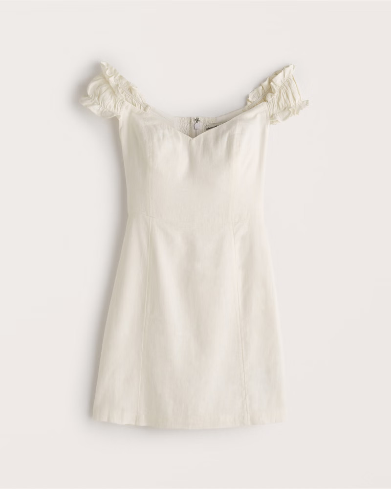 Off-The-Shoulder Corset Mini Dress | Abercrombie & Fitch (US)