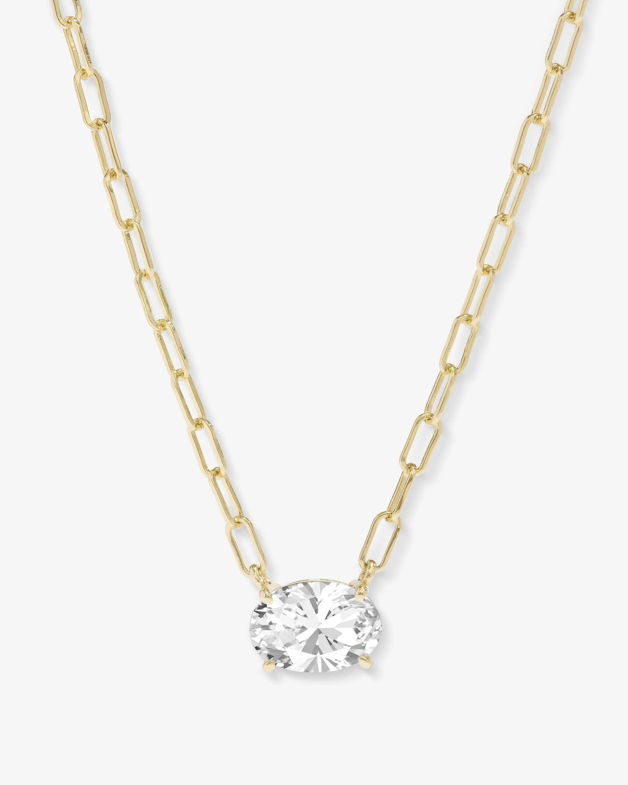 Hello Gorgeous Micro Samantha Chain - Gold|White Diamondettes | Melinda Maria Jewelry