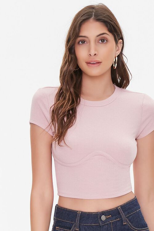 Ribbed Seamed Bustier Top | Forever 21 | Forever 21 (US)