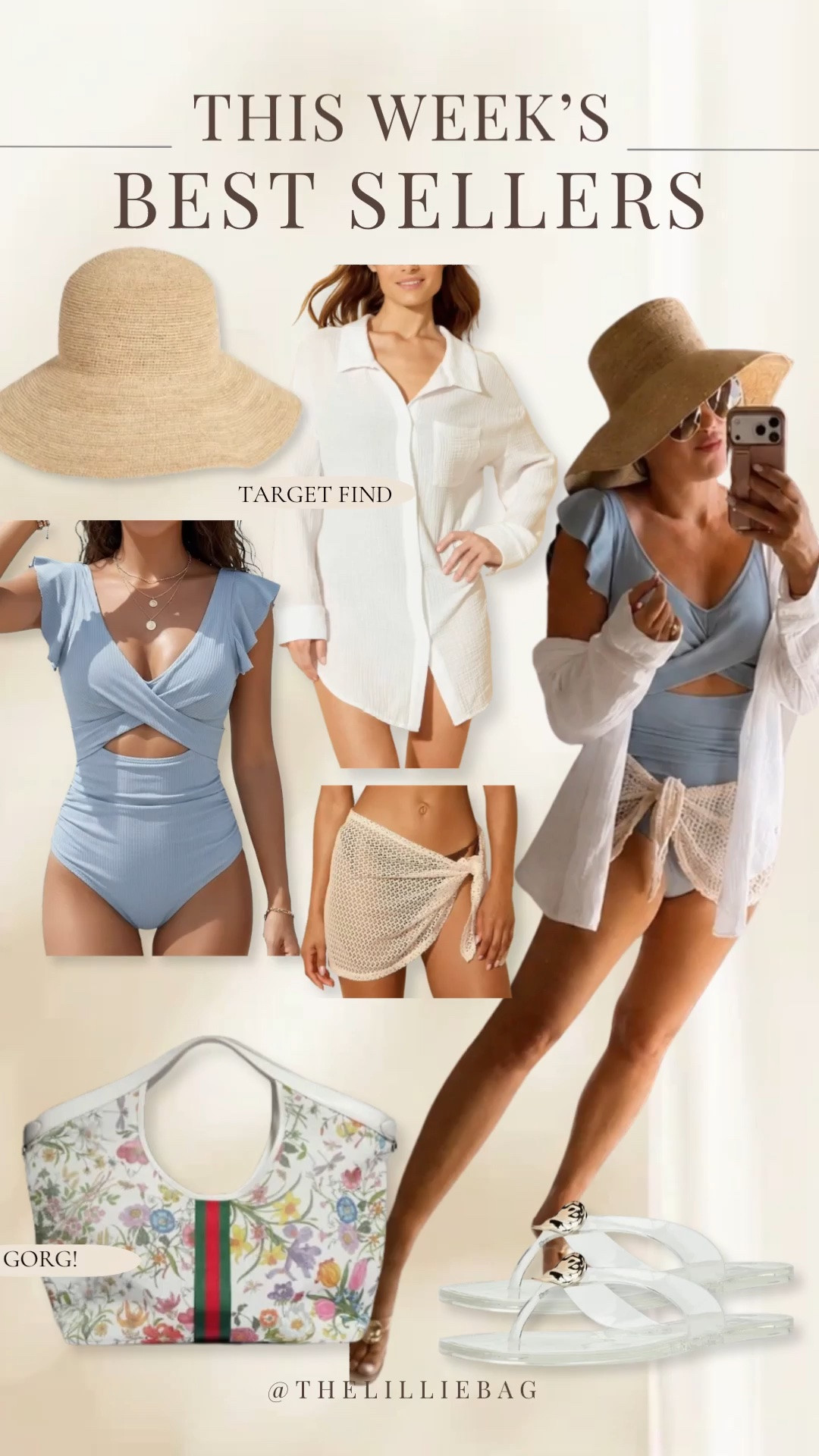 A fave swimsuit of mine and these target cover ups are doing it all for me! 
Swimsuit comes in lots of colors! So flattering on & comfy! ☀️🩵

Swimsuit. Vacation outfit. Summer outfit.

#LTKSwim #LTKootd #LTKOver40
