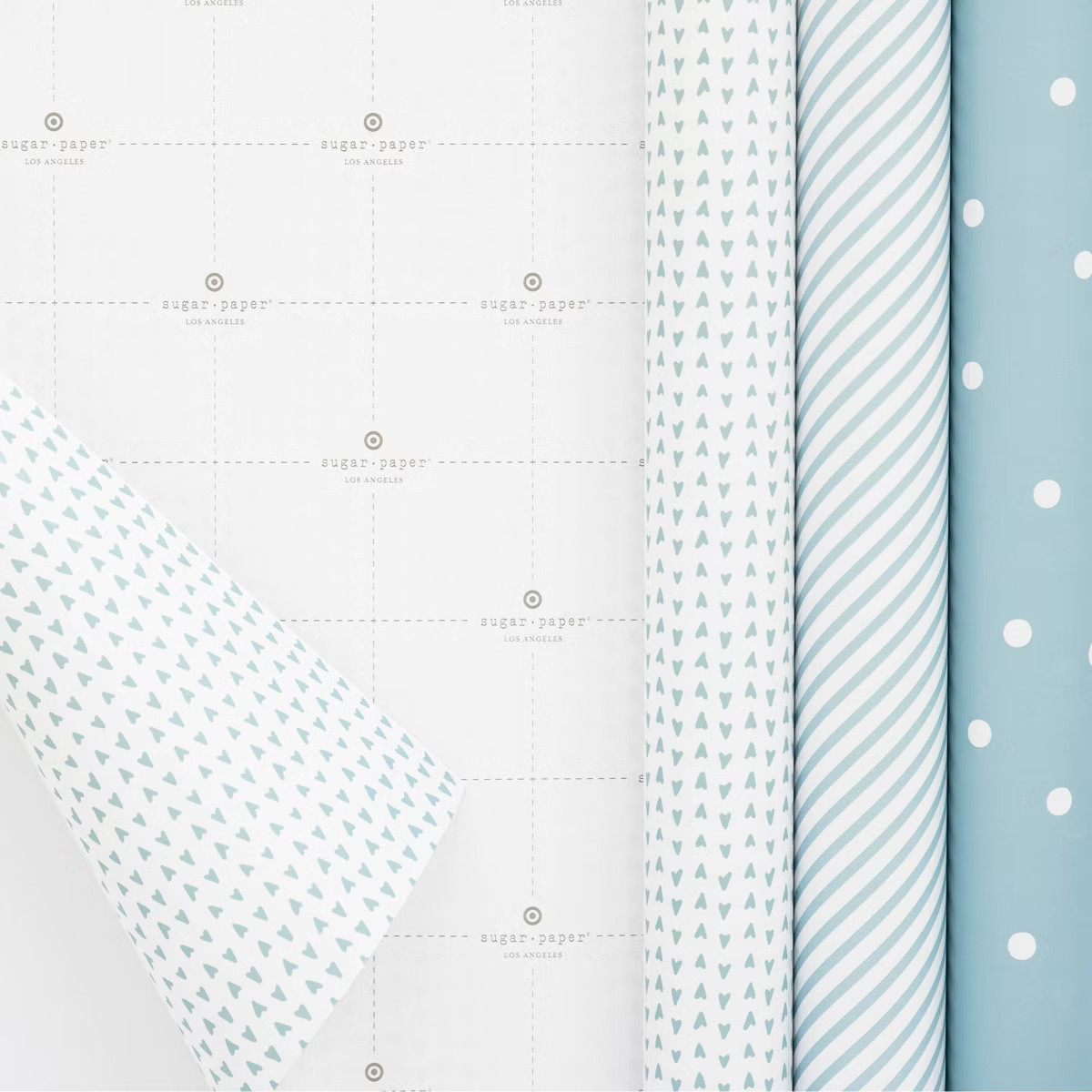 75 sq ft Gift Wrap Trio Blue - Sugar Paper™ + Target | Target