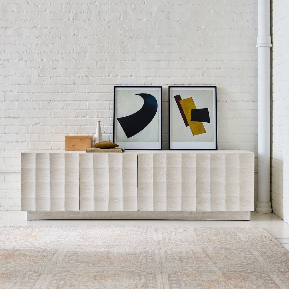 Luisa Media Carved Console (60"\u201380") | West Elm (US)