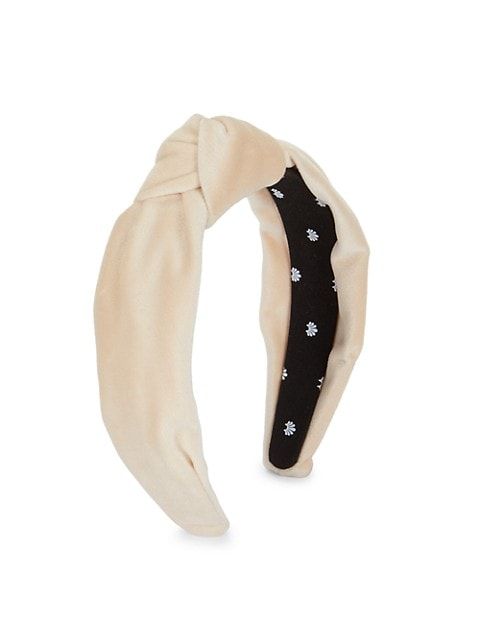 Velvet Knotted Headband | Saks Fifth Avenue