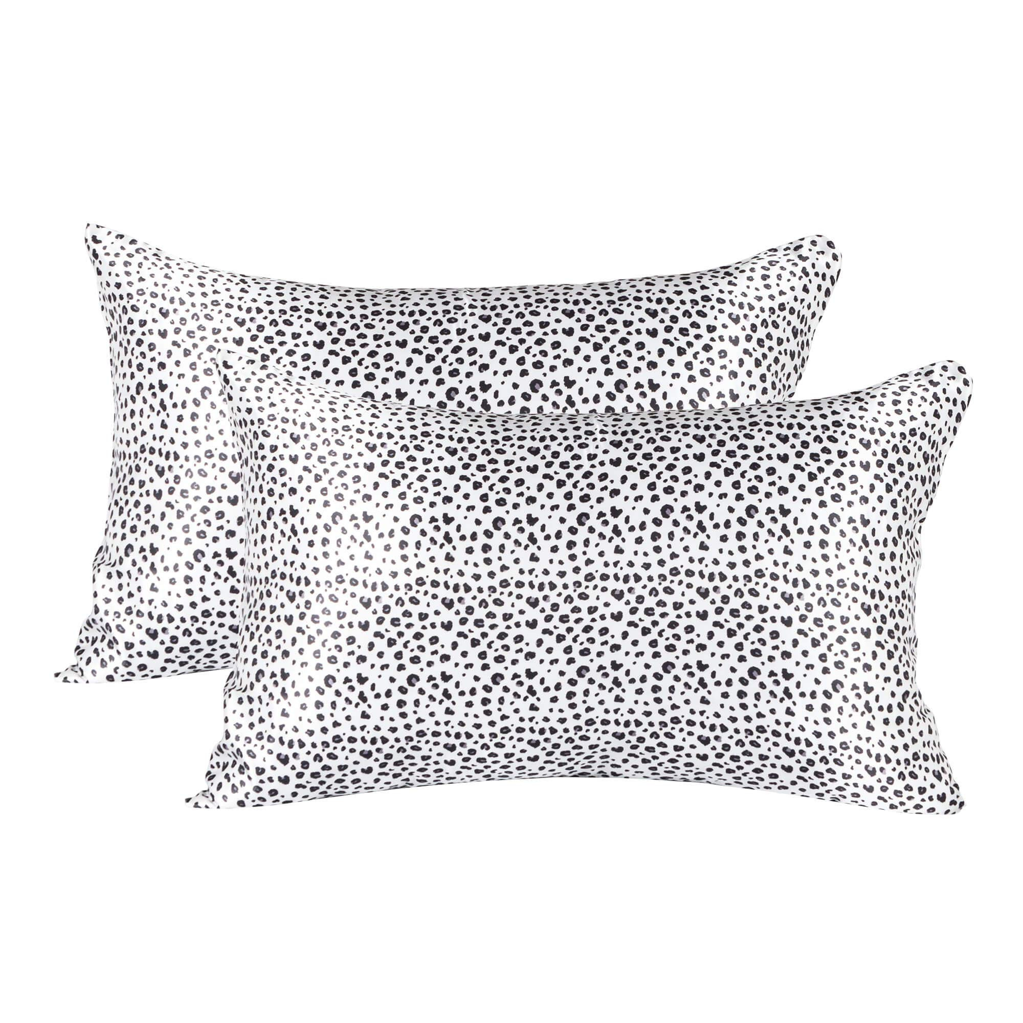 Bonlino Satin Leopard Pillowcase for Hair and Skin, Silky Satin Pillowcase 2 Pack Standard Size, Sof | Amazon (US)