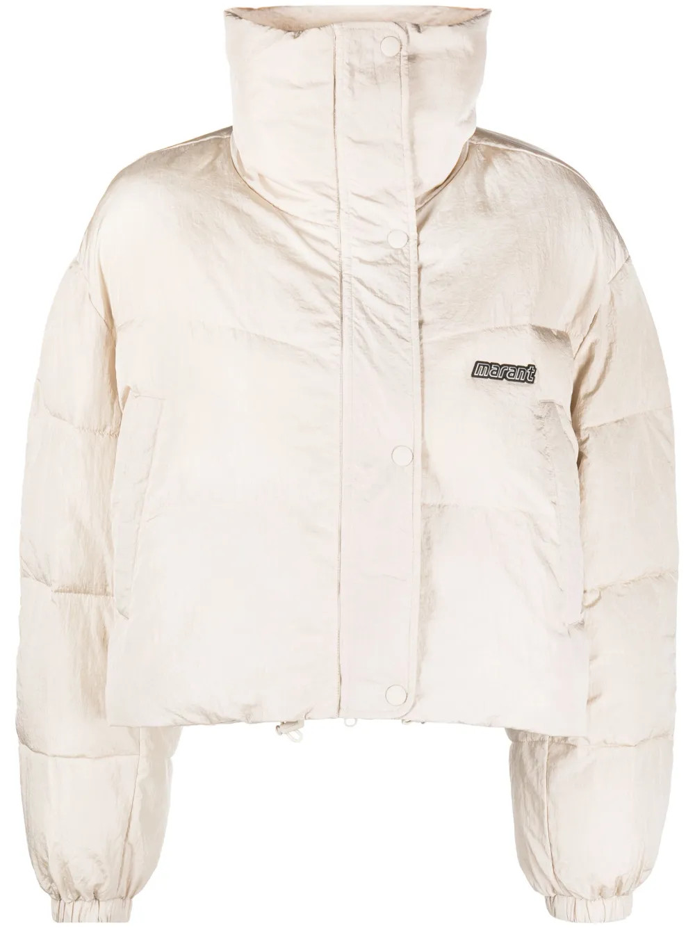 MARANT ÉTOILE 로고 패치 패딩 재킷 - Farfetch | Farfetch Global
