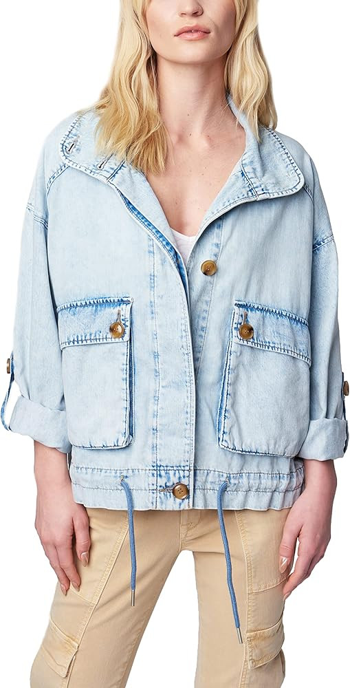 [BLANKNYC] womens Tencel Utility JacketJacket | Amazon (US)