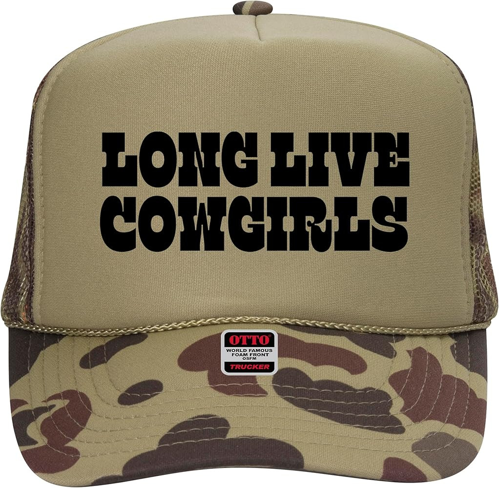 Long Live Cowgirls Trucker Hat - Premium Snapback for Men and Women - Vintage Cowboy Funny Wester... | Amazon (US)