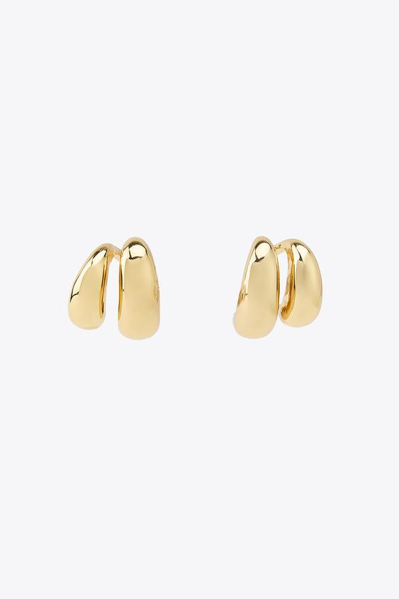 DOUBLE EAR CUFF EARRINGS | Zara US