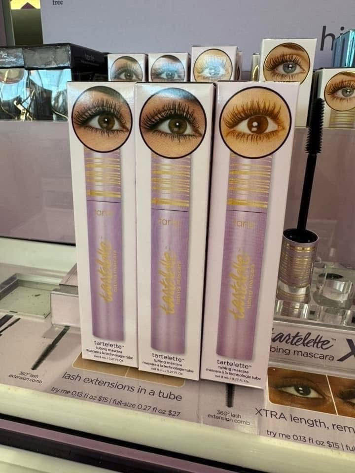 What a score to THREE Tarte tubing mascaras!!!! Already a crazy score and use code GIFT for another 20% off!! Makes them $29 and change for all THREE!!!! #loveqvc #qvc @qvc