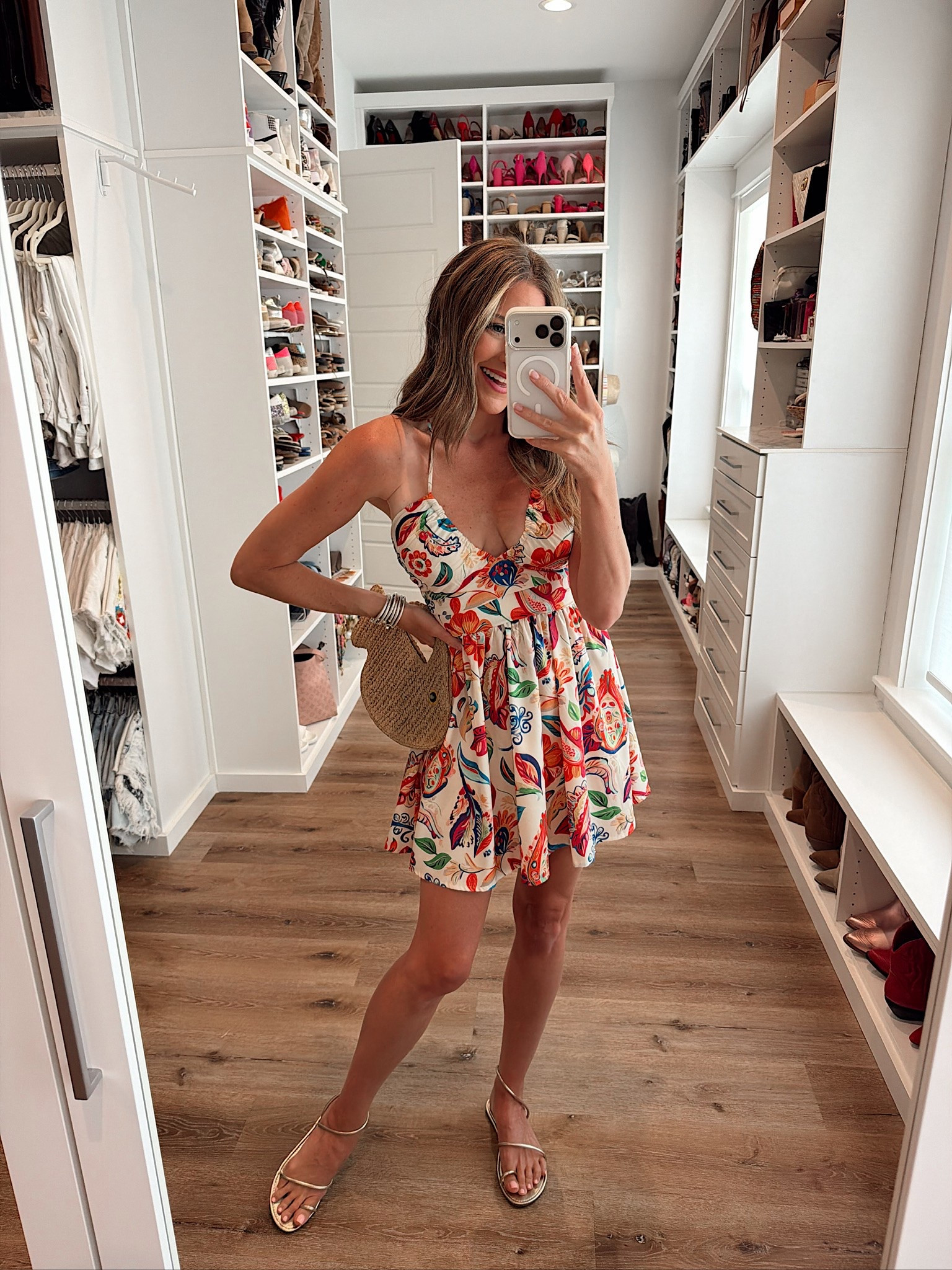 In a small dress, sandals, bag and accessories - fits tts.

#LTKSeasonal #LTKgrwm #LTKootd