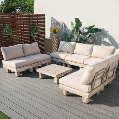 7 - Person Seating Group With Cushions | Wayfair North America