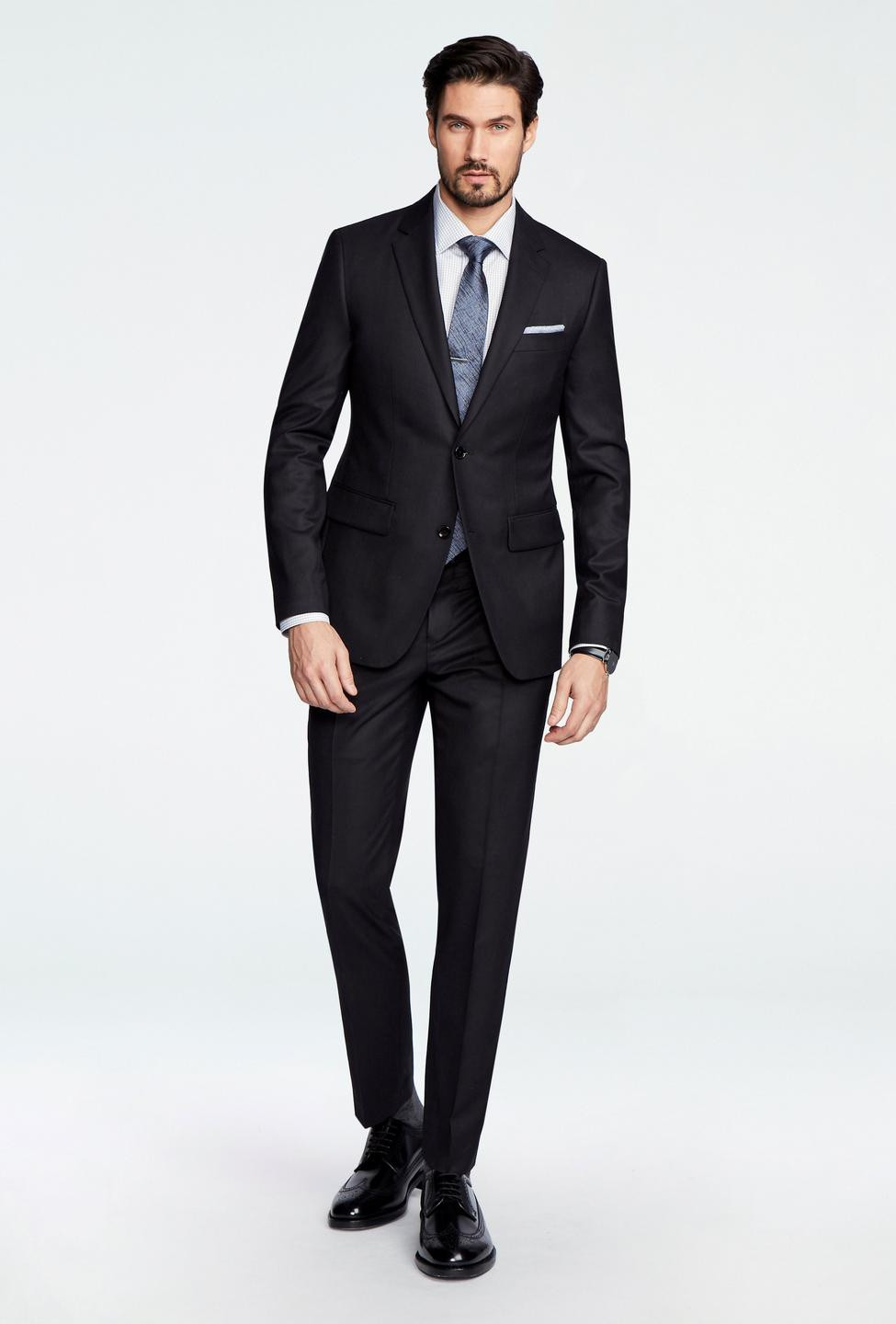 Harrogate Black Suit | Indochino