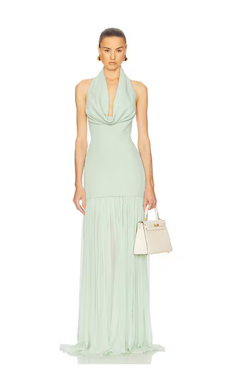 Helsa The Gallery Dress in Mint. - size XS | Revolve Clothing (Global)