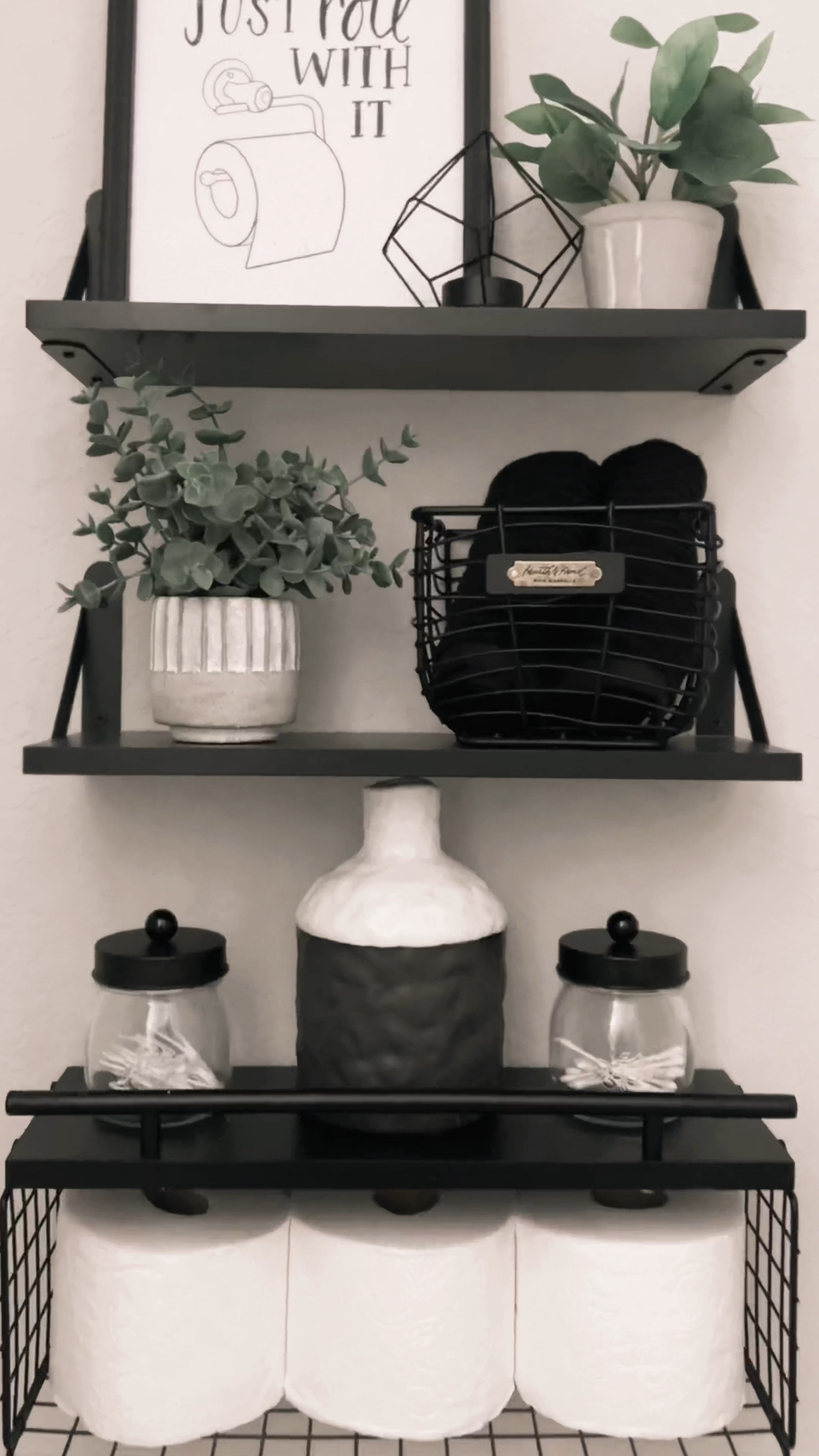 Some recent things we added to our bathrooms since we moved. Still trying to figure out just how I want the shelves to look. 🤔

Bathroom decor - home decor - half bath - bathroom organization - shelf decor - small bathroom 

#LTKfamily #LTKhome