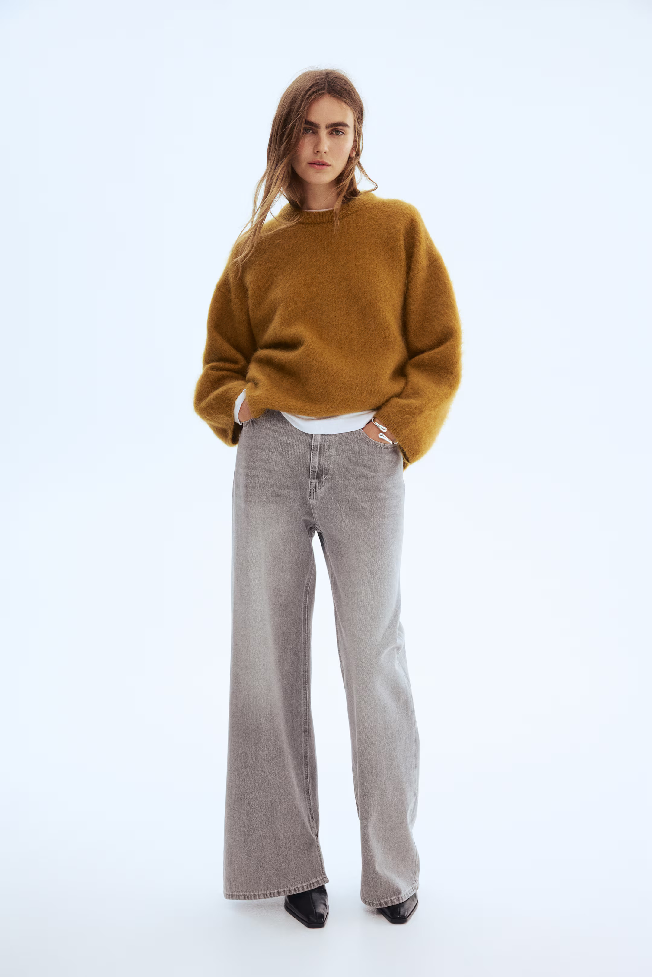 Oversized mohair-blend jumper | H&M (UK, MY, IN, SG, PH, TW, HK)