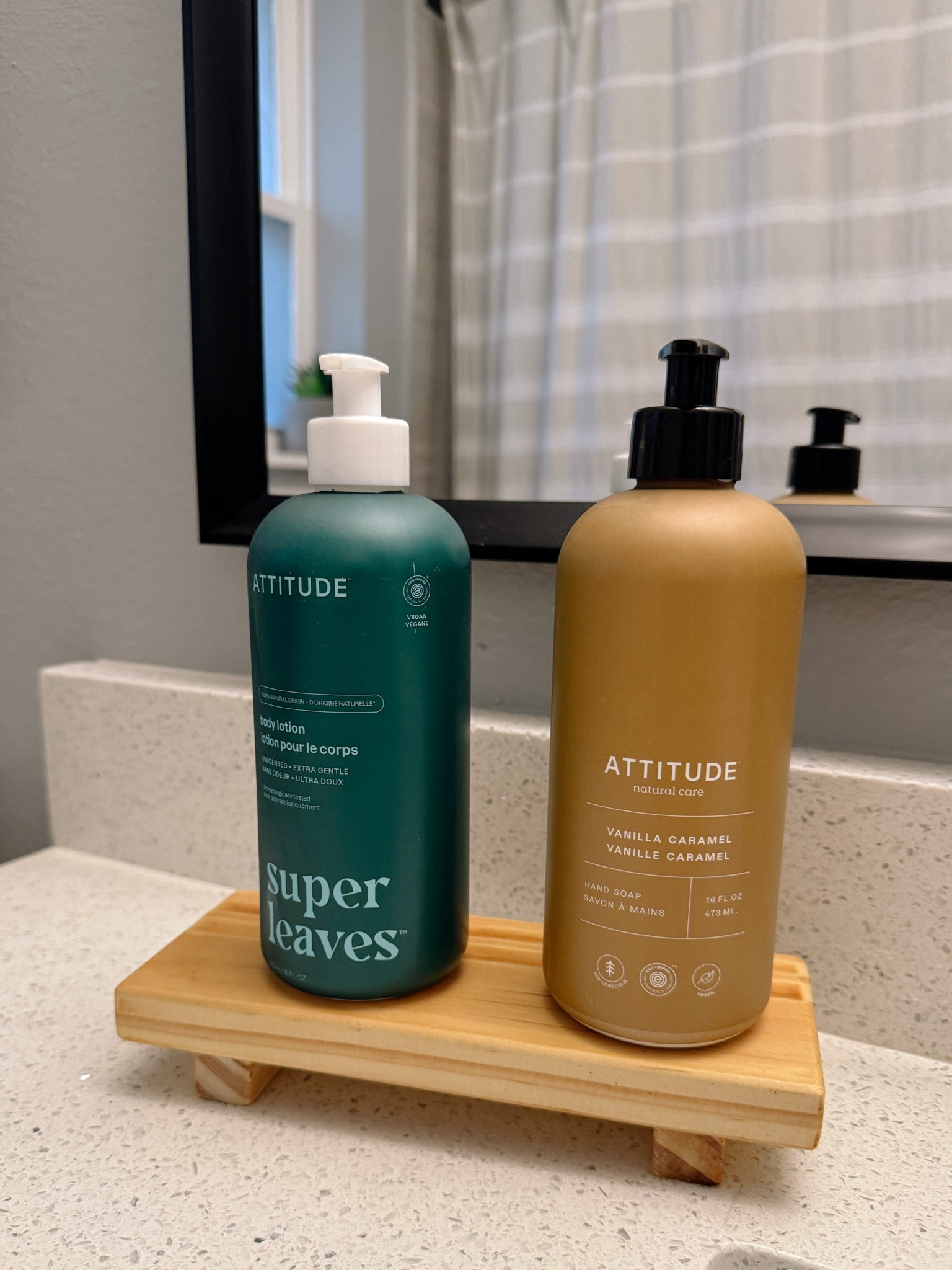 Guest bathroom upgrades! Love this wood riser! Have had for two years and wipes clean perfectly! 

#LTKHome #LTKFindsUnder50 #LTKMostLoved