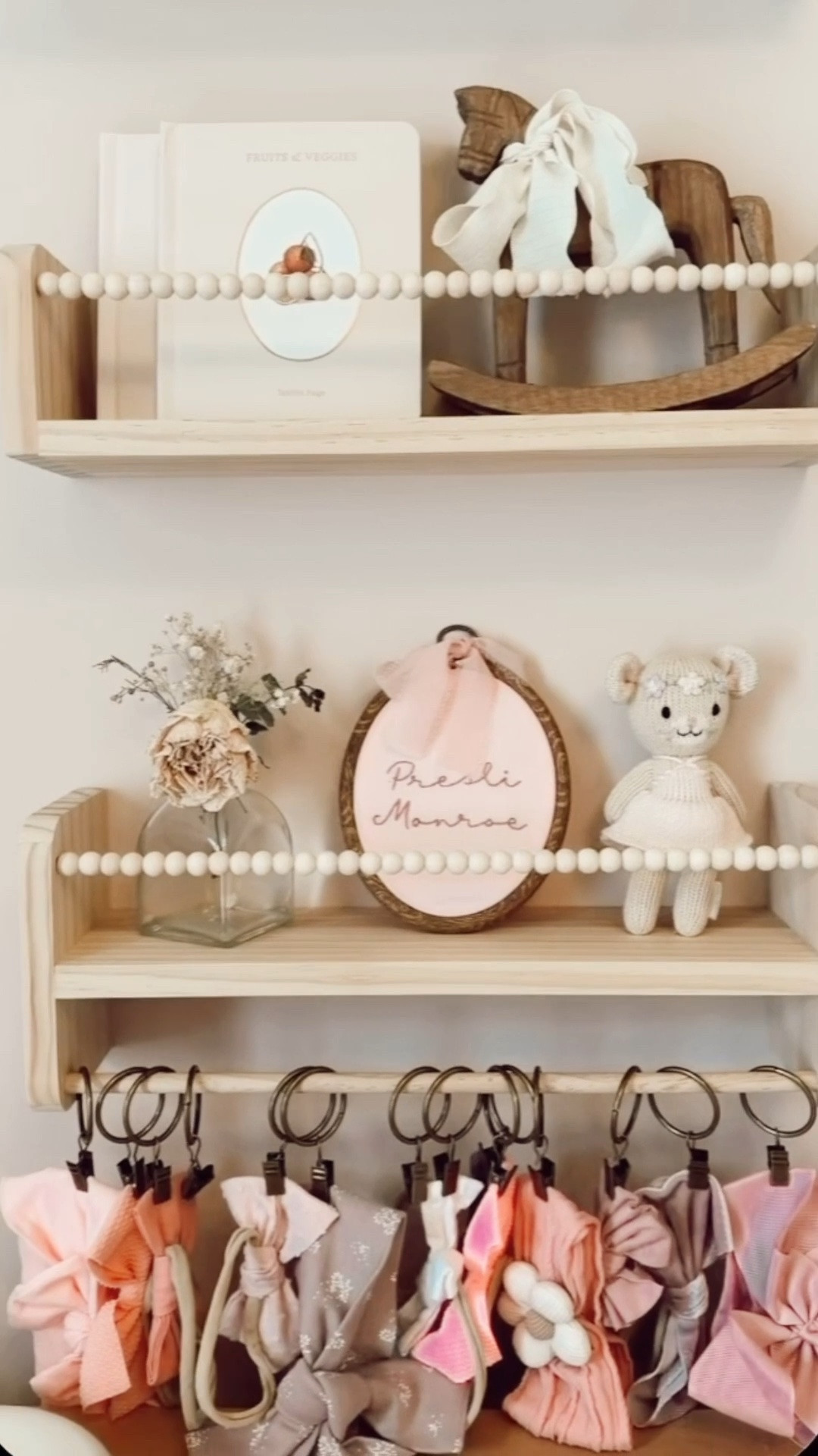 ✨ Baby Girl Nursery 💓🎀🧸✨🕊️ 
Finally sharing with her name reveal! 🤍
Designing the sweetest neutral baby girl nursery with soft beige tones, warm wood textures, floral wallpaper, cozy fabrics, and timeless vintage-inspired decor. This nursery style is calming, feminine, minimal, organic, neutral, airy, warm, and cozy — perfect for creating a peaceful space for your little one.

Sharing all the nursery furniture, neutral nursery decor, boho baby room ideas, girl nursery inspiration, light wood crib, beige nursery paint colors, floral wallpaper, dresser styling, and baby room must-haves you can shop on LTK.
If you love soft neutrals, Scandinavian vibes, natural textures, and classic girl nursery decor, this is for you. 🤍🌿

✨ Shop my baby girl nursery details on LTK:
• Neutral crib
• Matching dresser
• Cozy glider
• Organic bedding
• Floral wallpaper
• Rattan + woven accents
• Vintage-inspired mirror
• Chandelier + wall art
• Soft pillows & blankets

#nurseryinspo #babygirlnursery #neutralnursery #nurserydecorideas #bohonursery #neutralbabyroom #nurseryorganization #vintagenursery #babynurseryinspiration #babyroomideas #newbornprep #secondtrimester #pregnancyhomedecor

#LTKHome #LTKBaby #LTKBaby #LTKHome #LTKBump

#LTKBaby #LTKBump