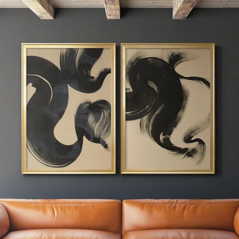 Sea Change I Premium Framed On Canvas 2 Pieces Painting | Wayfair North America