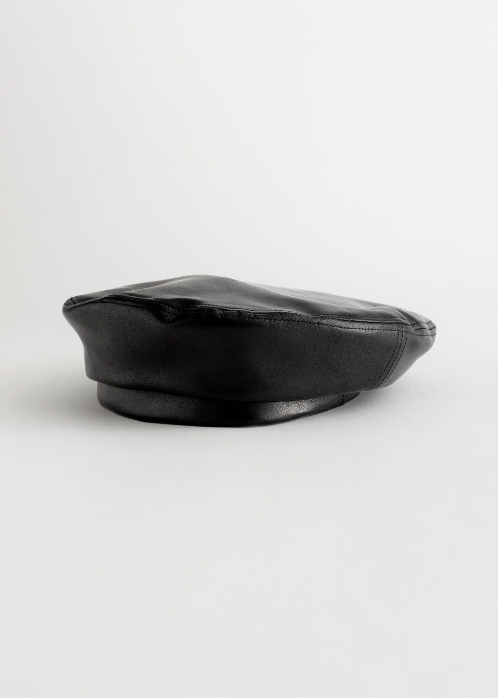 Smooth Leather Beret - Black | & Other Stories (EU + UK)