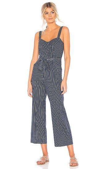 PAIGE Emma Jumpsuit in Rich Navy Multi | Revolve Clothing (Global)
