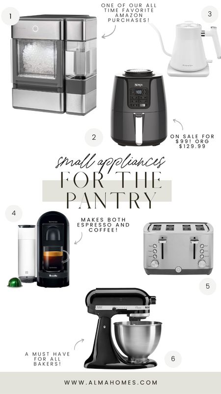 Our favorite small appliances for the pantry! The pebble ice maker is perfect for hosting the summer! 

#LTKhome #LTKSeasonal #LTKfamily