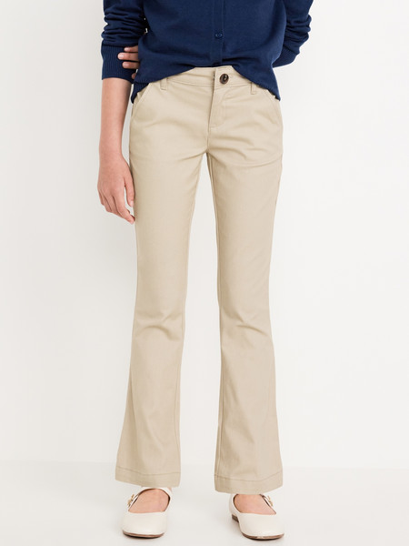 School Uniform Bootcut Pants for Girls | Old Navy (US)
