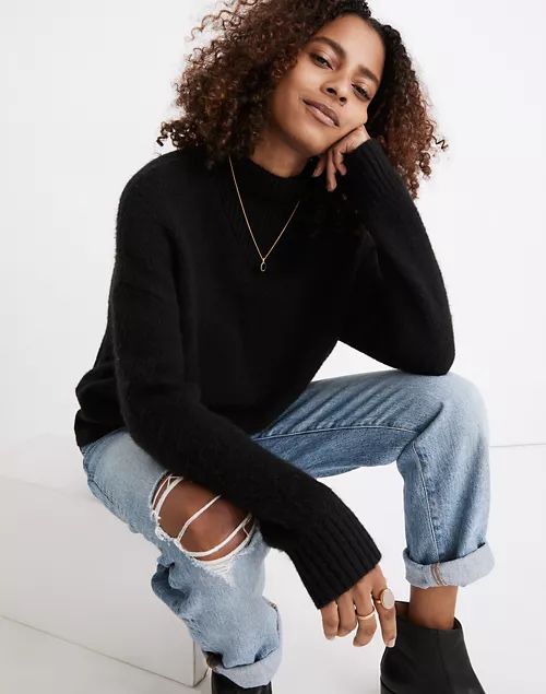 Dillon Mockneck Pullover Sweater | Madewell