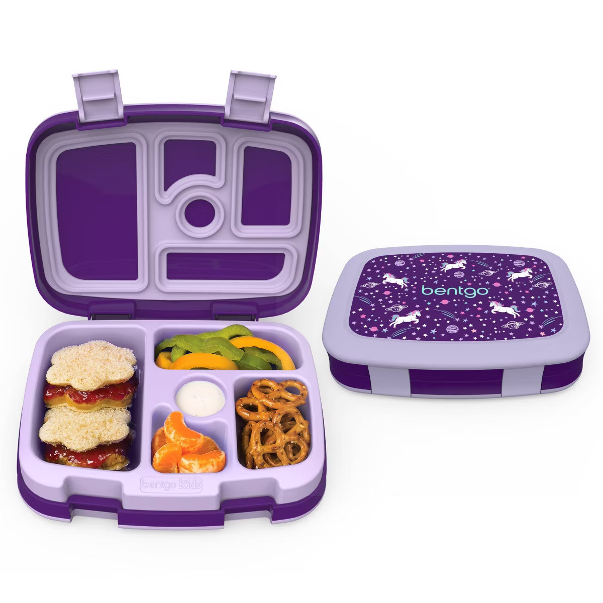 Bentgo Kids' Prints Leakproof, 5 Compartment Bento-Style Lunch Box | Target