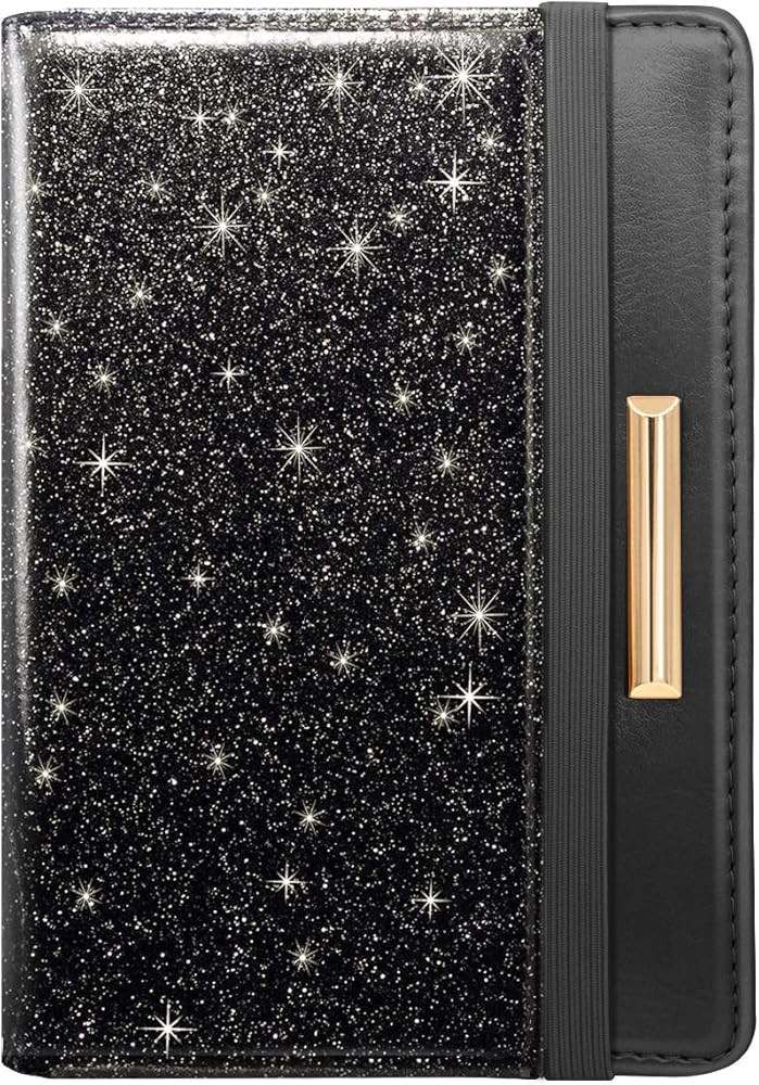 Passport Holder Cover Travel RFID Blocking Passport Cover Rose Gold Cute Flowers Passport Wallet ... | Amazon (US)