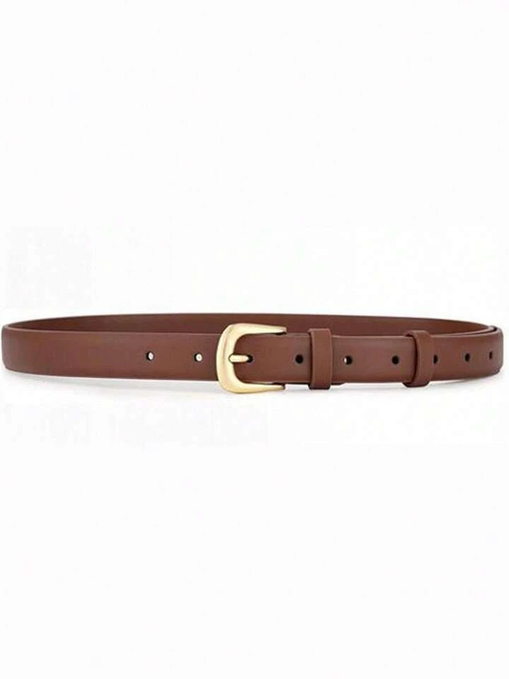 1pc Fashionable Women Belt With Metal Buckle, Suitable For Various Festivals, Parties And Casual ... | SHEIN