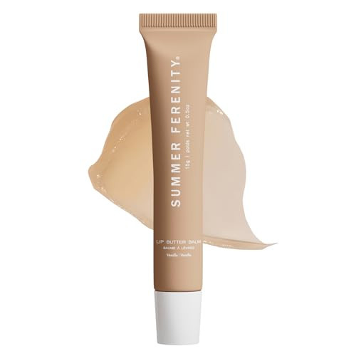 Summer Lip Butter Balm - Conditioning Lip Mask,Ultra-Hydrating,Instant Moisture, Shine,Hydration - Sheer-Tinted,Soothing Lip Care - Vanilla (0.5 Oz) | Amazon (US)