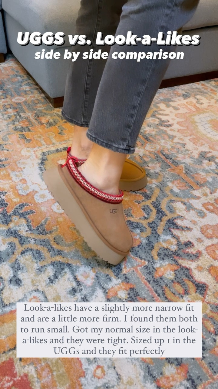 Uggs are a hot holiday gift this year and I found some great look a likes for less than half the price 

Both run small. Size up one.

Tazz Uggs look a likes on amazon, Gift for her, holiday gift idea, Christmas present 

#LTKHoliday #LTKshoecrush #LTKGiftGuide