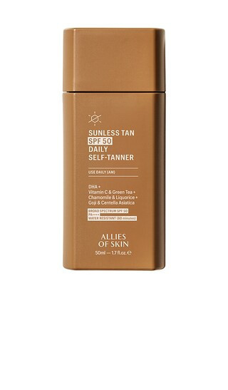 Allies of Skin Sunless Tan SPF 50 Daily Self-Tanner in Beauty: NA. | Revolve Clothing (Global)