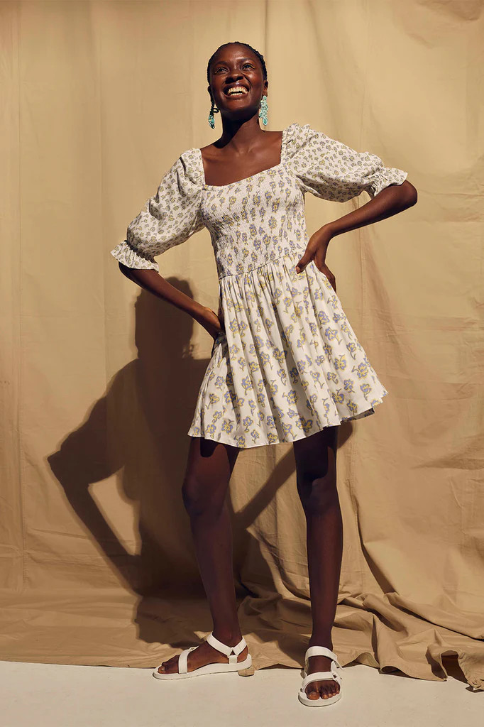 Doria Smock Mini Dress | French Connection (US)