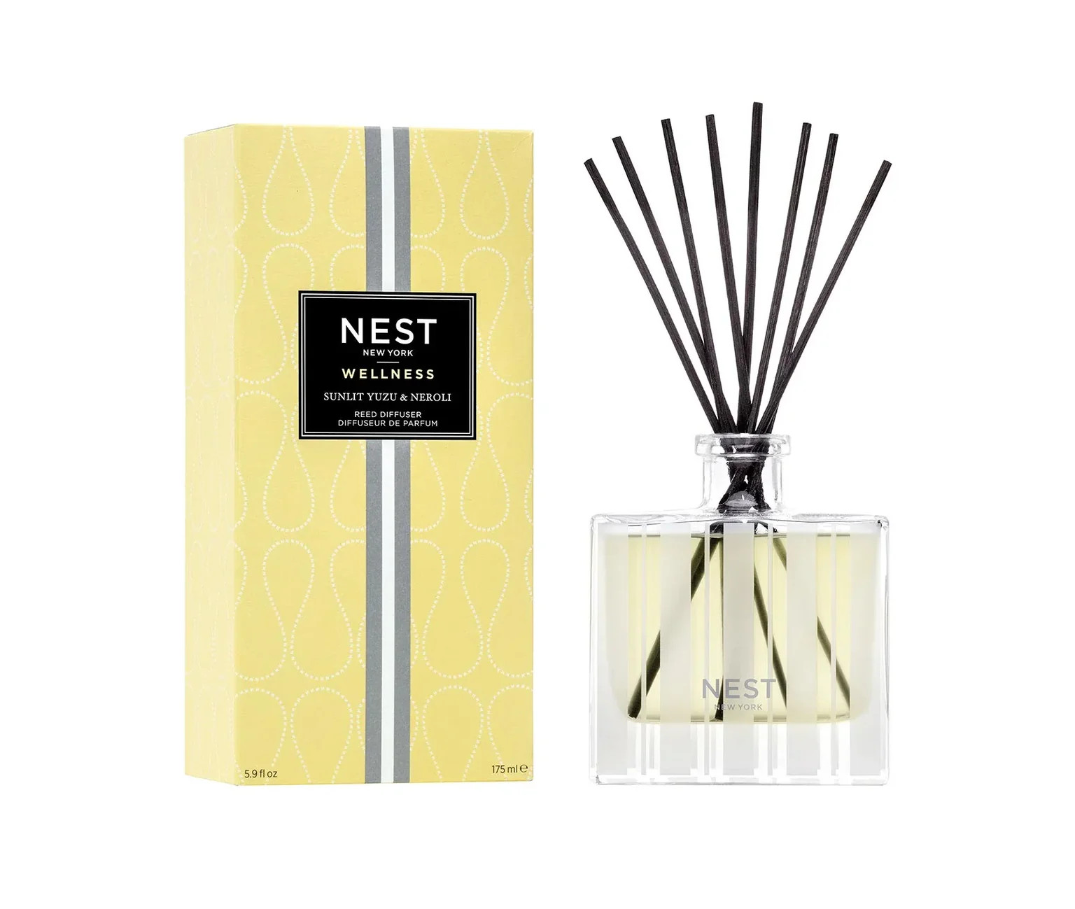 Sunlit Yuzu &amp; Neroli Reed Diffuser | NEST Fragrances