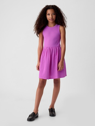 Kids Crinkle Gauze Tank Dress | Gap (US)