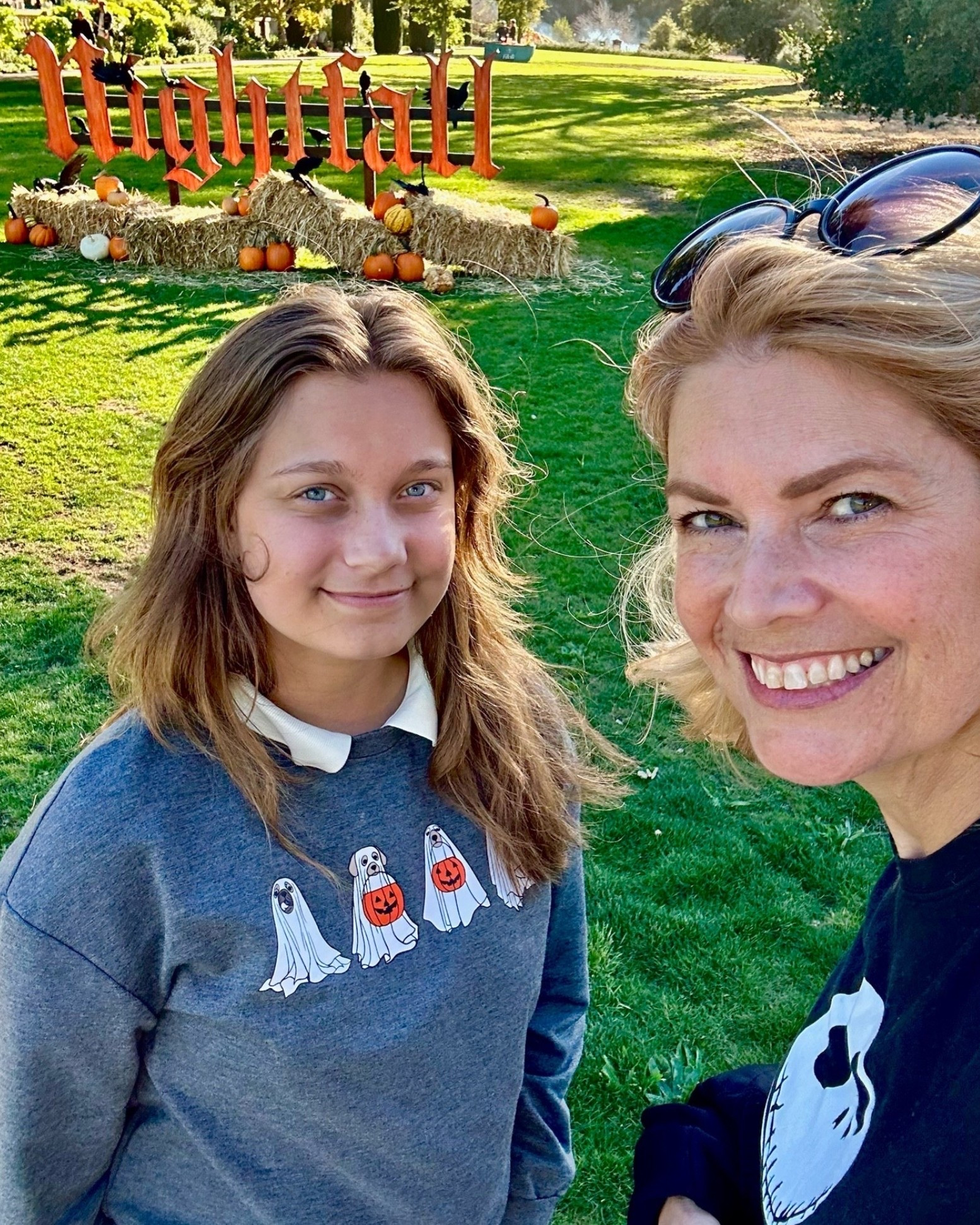 Ready to get our Halloween on at Filoli’s NightFall. By the way, Audrey still has the cutest Halloween sweatshirt ever. ￼

#LTKSeasonal