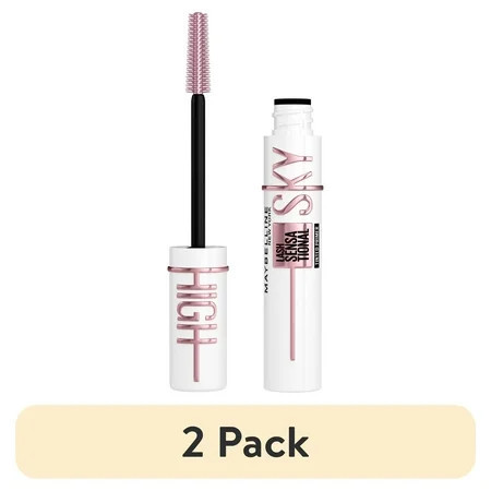 (2 pack) Maybelline Lash Sensational Sky High Tinted Primer Mascara Makeup Soft Black 0.26 fl oz | Walmart (US)