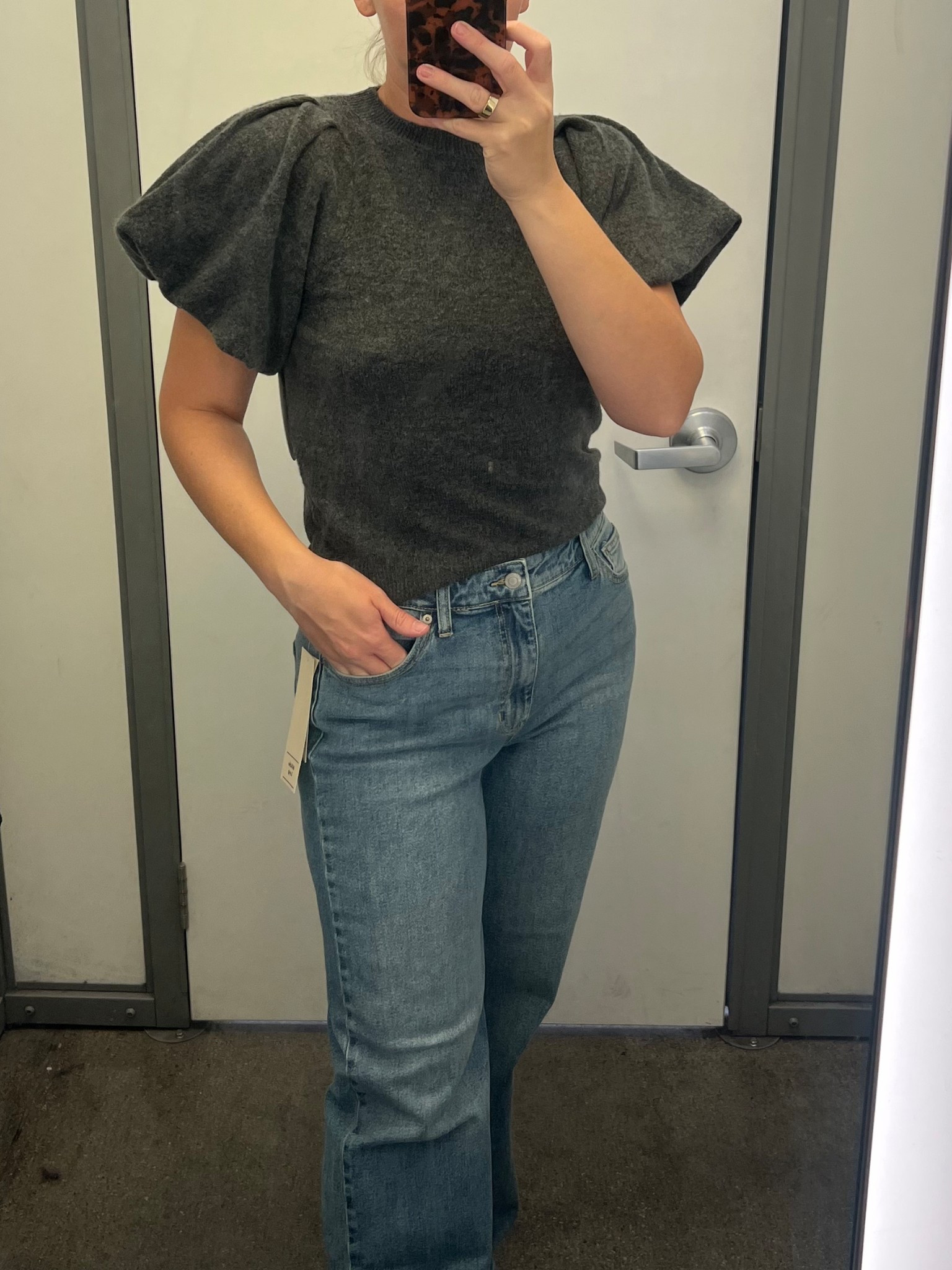 Very cute puffed sleeve top from Walmart! Great for fall and winter date night or holiday party! 

#LTKSeasonal #LTKMidsize #LTKHoliday