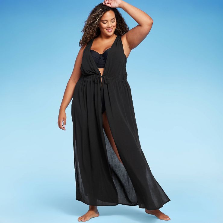 Women's Sleeveless Cover Up Maxi Duster - Kona Sol™ | Target