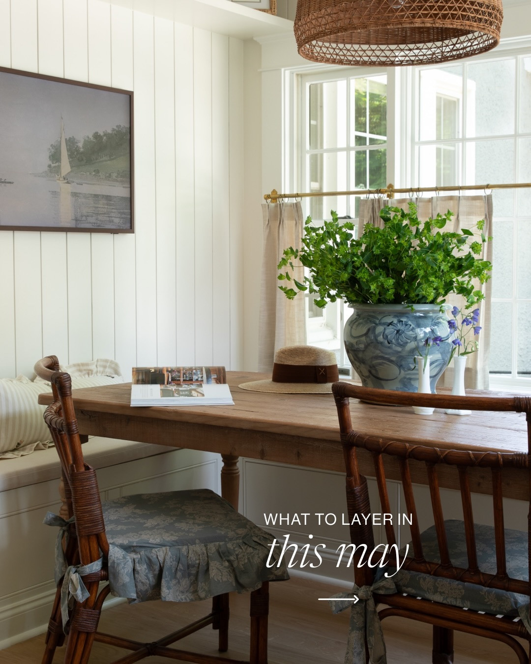 The May Edit is rooted in the pieces that make Summer feel a little more special. The kind you reach for during slow mornings at home, dinners outside with family, impromptu hosting, or the everyday moments that somehow become the ones you remember most.

I always want our home to feel collected, lived in, and joyful…not overly precious.  Pieces that elevate the experience of being there. You should strive for that, too!

Comment SHOP and I’ll send every piece your way.

#traditionalhome #hostinginspo #coastalcottage #traditionalcoastalhome #coastalliving