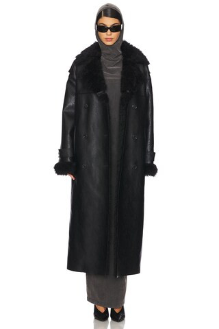 Beverly Coat in Black | Revolve Clothing (Global)