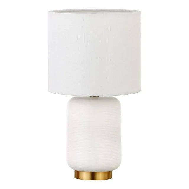 Maklaine Contemporary Ceramic Mini Accent Lamp in Matte White | Walmart (US)