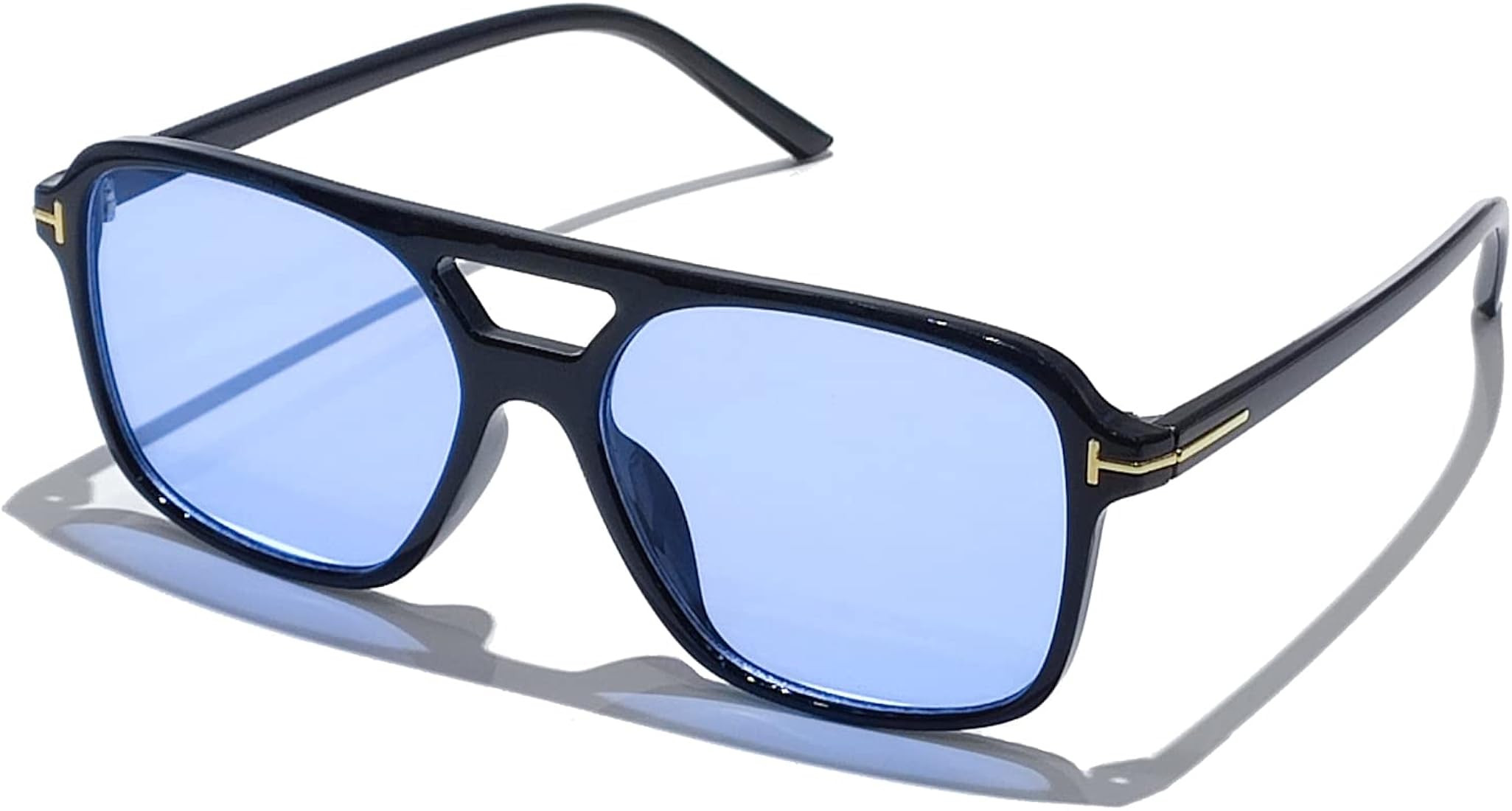 PAMIX Retro Trendy Aviator Sunglasses 70s Cool Oversized Vintage Unisex 100% UVA/UVB Protection | Amazon (US)